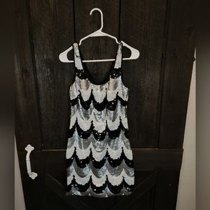 Sequin mini dress